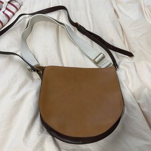 NWT madewell transport saddle bag brown